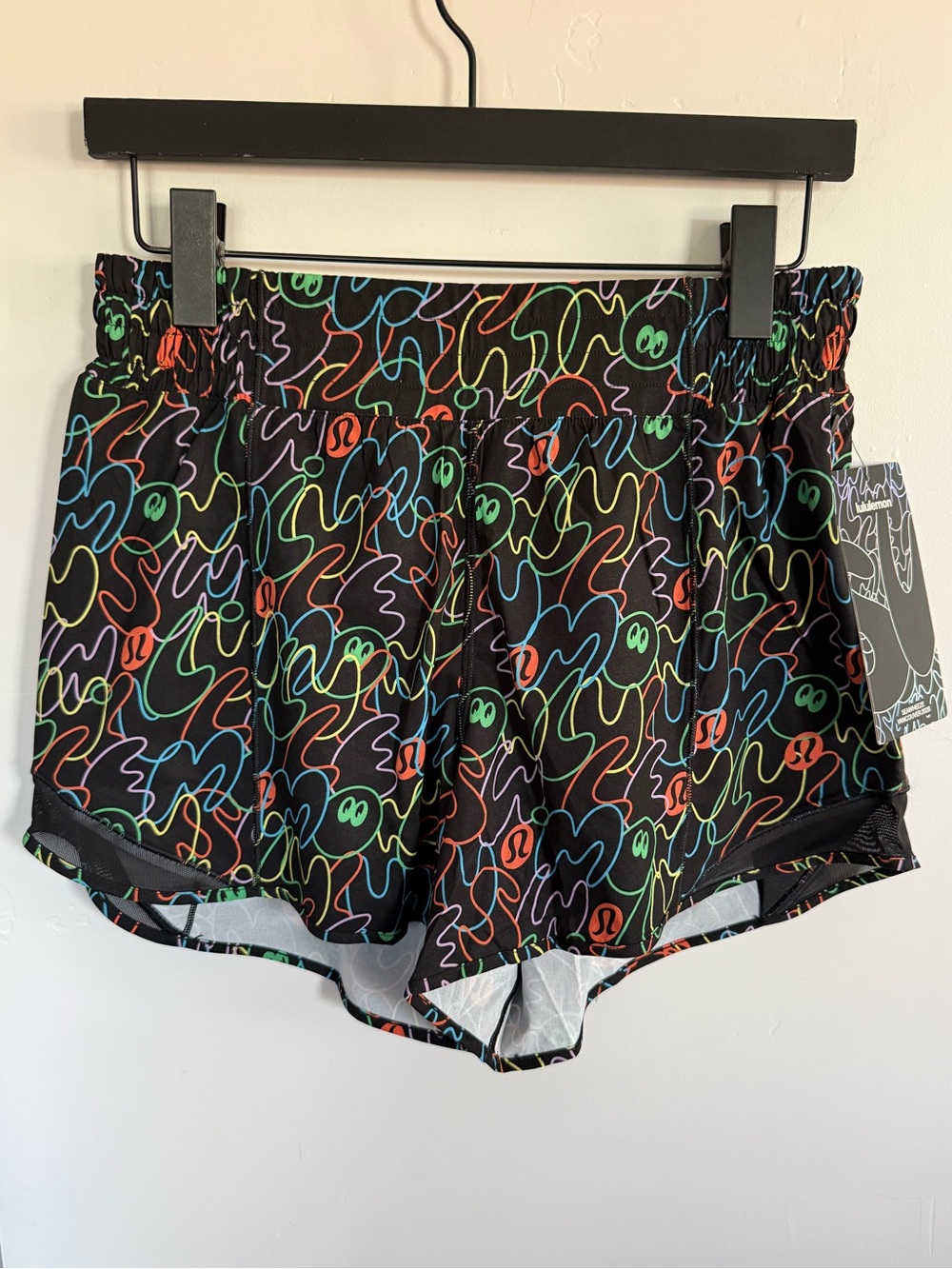 NWT Lululemon Hotty Hot HR 4” SeaWheeze Size 8